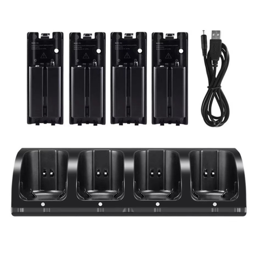 4 Port Charging Stand Dock Station for Game Console, B