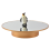 25cm 360 Degree Gold Mirror Panoramic Display Rotating Turntable 1