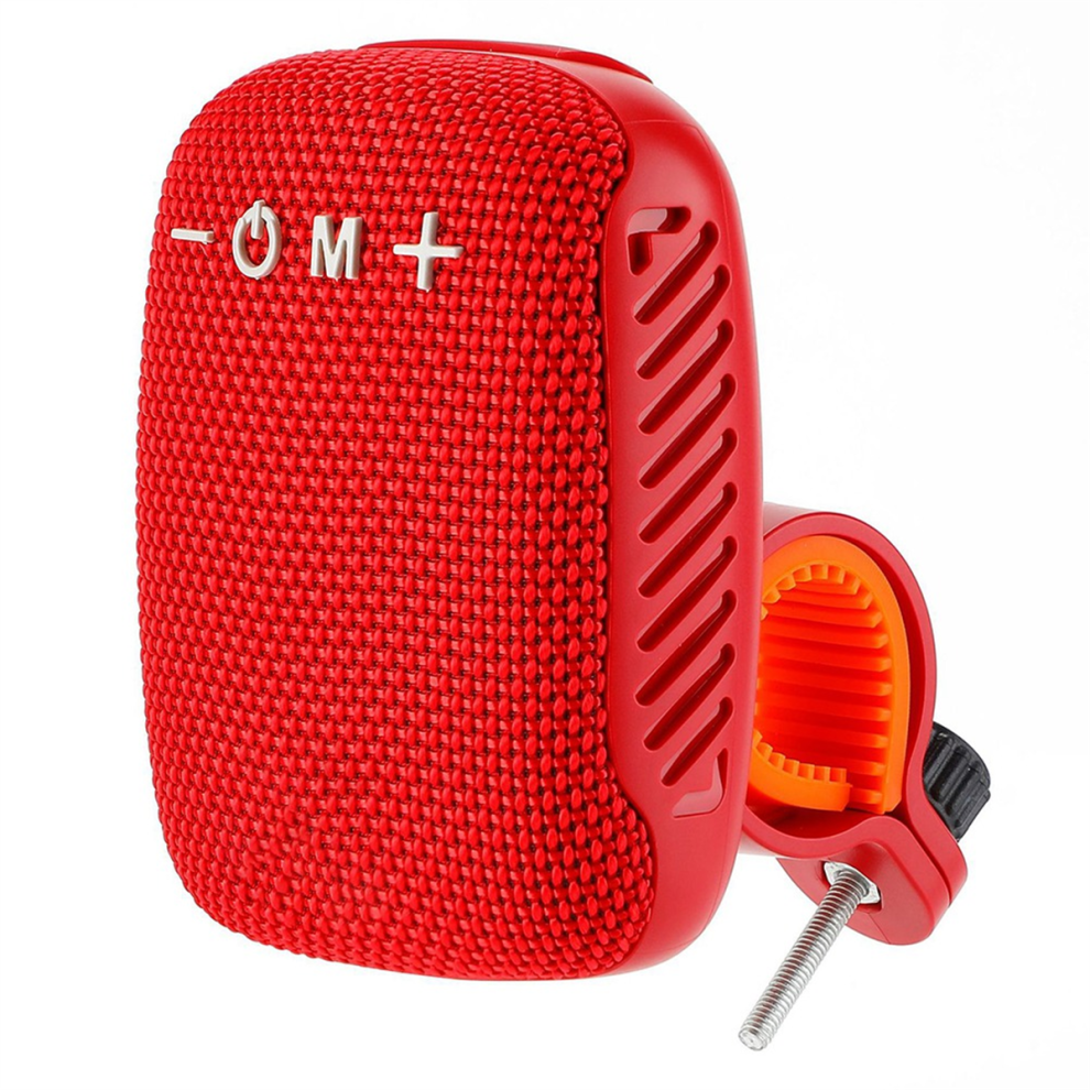 Outdoor Portable Bicycle Riding Speaker Type-C Usb Rechargeable Red 4711467046390