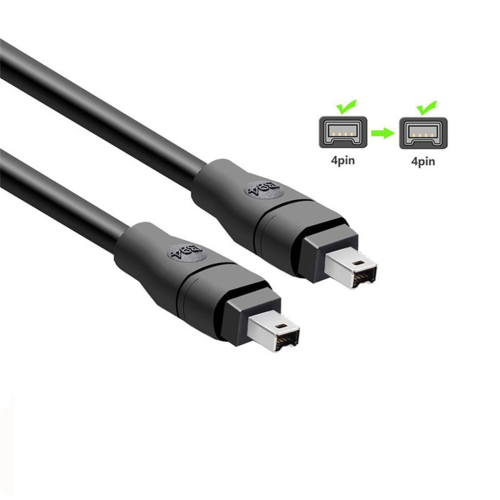 IEEE 1394 4 Pin to 4Pin Firewire Cable Firewire 400 DV Cable 2
