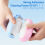 Washable Lint Remover Portable Reusable Clothes Dust Roller 2