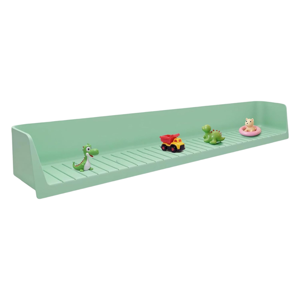 Splash Guard For Bathtub Kids Silicone Water Splash Guard Green