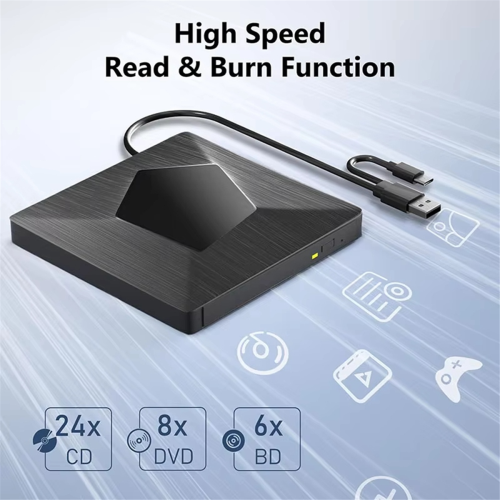 External Bluray Drive Burner Portable for PC Laptop 2