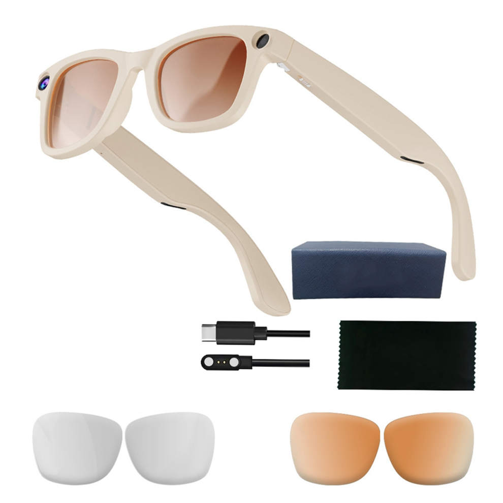 800W Pixel Intelligent Glasses Bluetooth HD Video