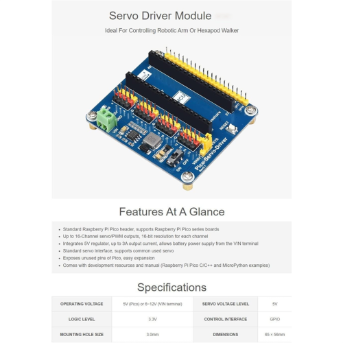 Servo Driver Module for Robotic Arms 2
