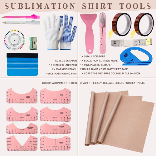 Sublimation & Heat -Shirts Universal Accessories 2