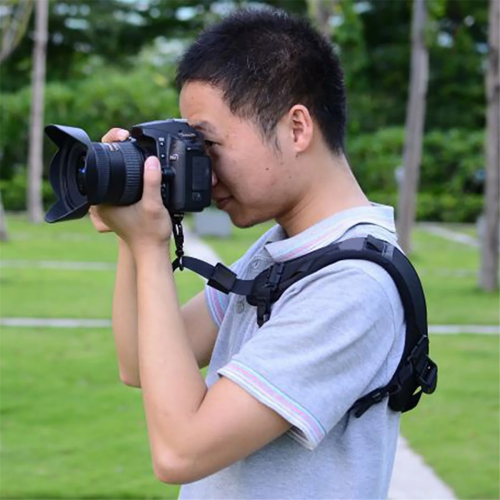 Camera Sling Strap with Safety Tether Adjustable Shoulder Belt 2