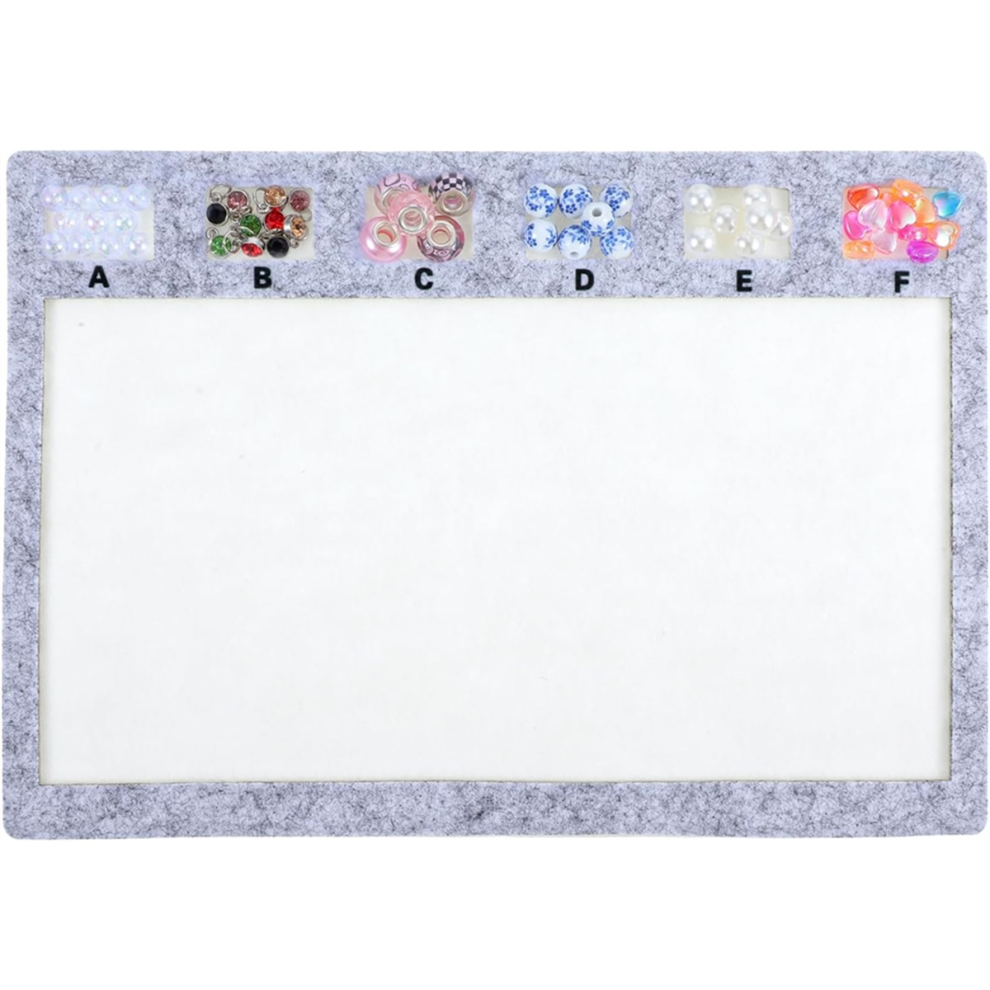 Large Rectangle Felt Bead Mat With Centimeter Scale For Crafts 4711585189238
