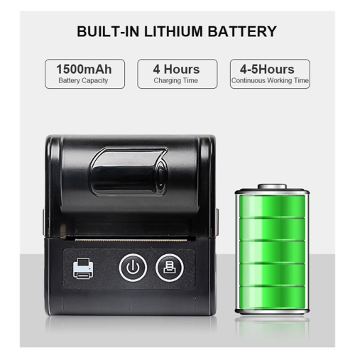 58MM Mini Thermal Printer for IOS for Android EU Plug 2