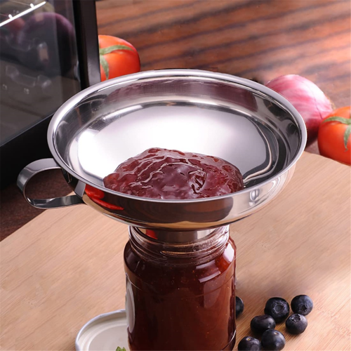 Canning Funnel with Strainer for Wide and Regular Jars for Kitchen 1