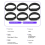 6 Pcs Boot Blousers Elastic Straps Ankle Hook Loop 3