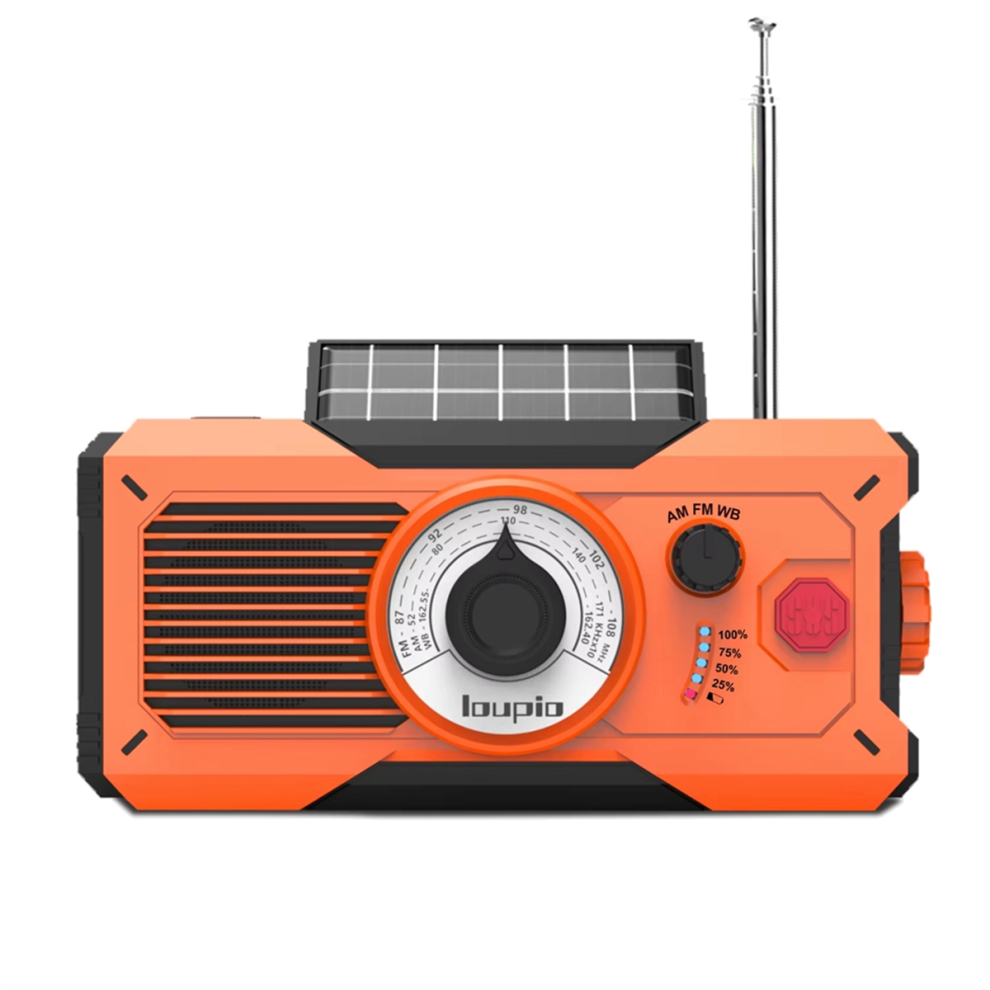 Solar Hand Crank Radio 5000Mah Am/Fm/ Weather Radio 4711585199183