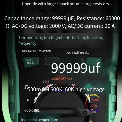 Digital Multimeter 6000 Counts True RMS NCV for Solar Mining 1