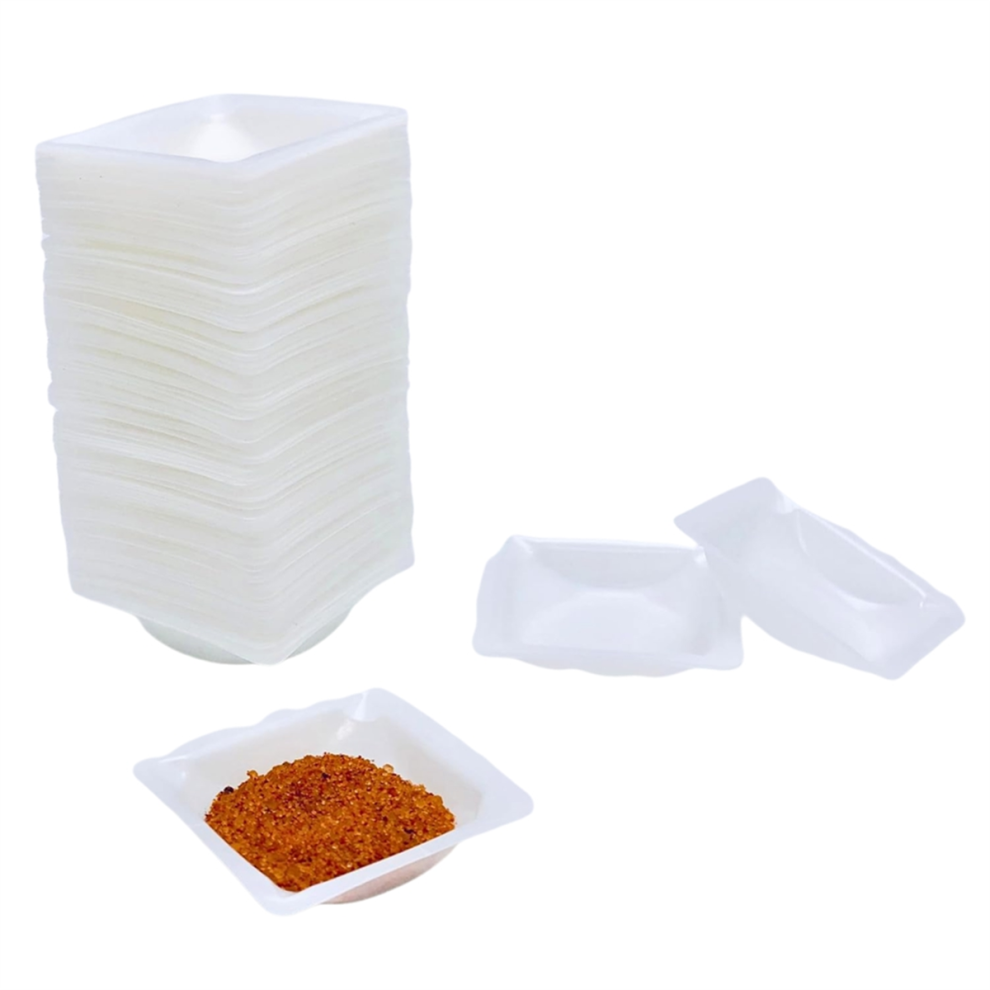 Weigh Boats Small 7ml 100 Pack Disposable Plastic Trays-image-OPC-PJVK99N-NEW