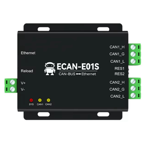 An to Ethernet Protocol Converter CDSENET ECAN-E01S CAN 2.0 Relay 1