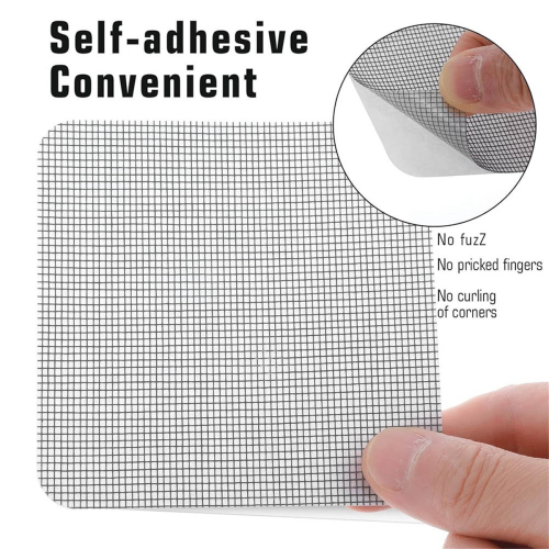 Window Screen Patch Repair Kit 20 Pcs Self-Adhesive Screen Patches 2