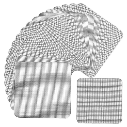 Window Screen Patch Repair Kit 20 Pcs Self-Adhesive Screen Patches