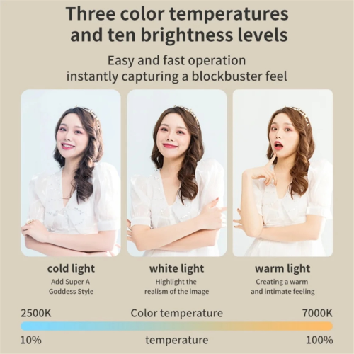 Clip on Selfie Fill Light Mini Rechargeable 3 Modes 2