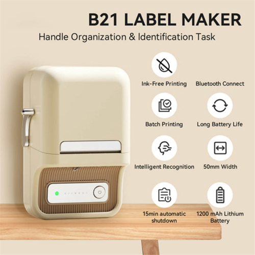 B21 Mini Portable Thermal Label Printer for Home Office 2