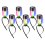 6Pack Solar Pool Lights Colorful RGB LED, for Ground Frame Pools 1