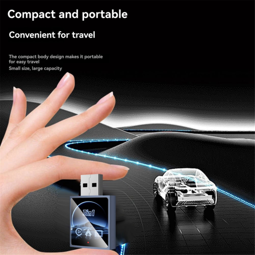 Wireless Carplay Adapter USB Dongle Wired to Wireless 3 In1 2