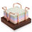 Wood Sticky Note Holder 3x3 Inch Self-Stick Note 1