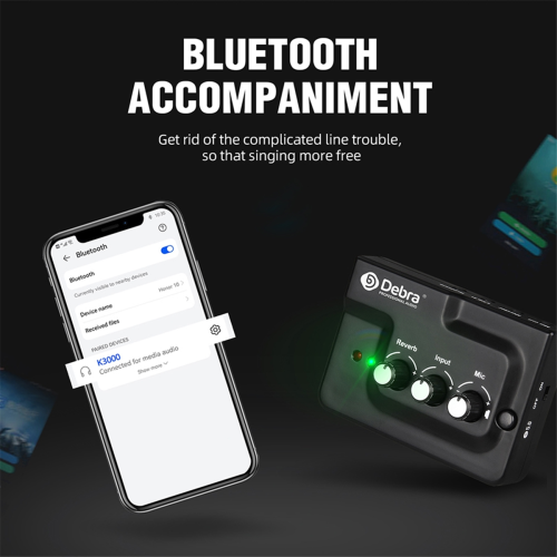 Live Broadcast Sound Card Audio Mixer 2