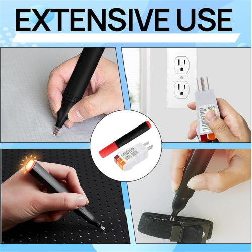 Grounding Tester - Outlet Tester & Conductivity Test Pen 2
