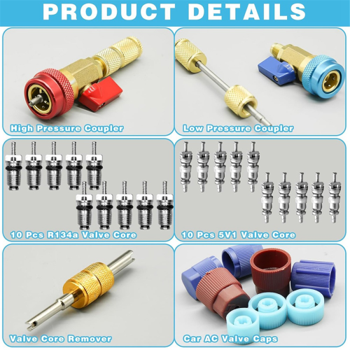 31Pcs R134A Valve Core Remover Installer Tool Set 2