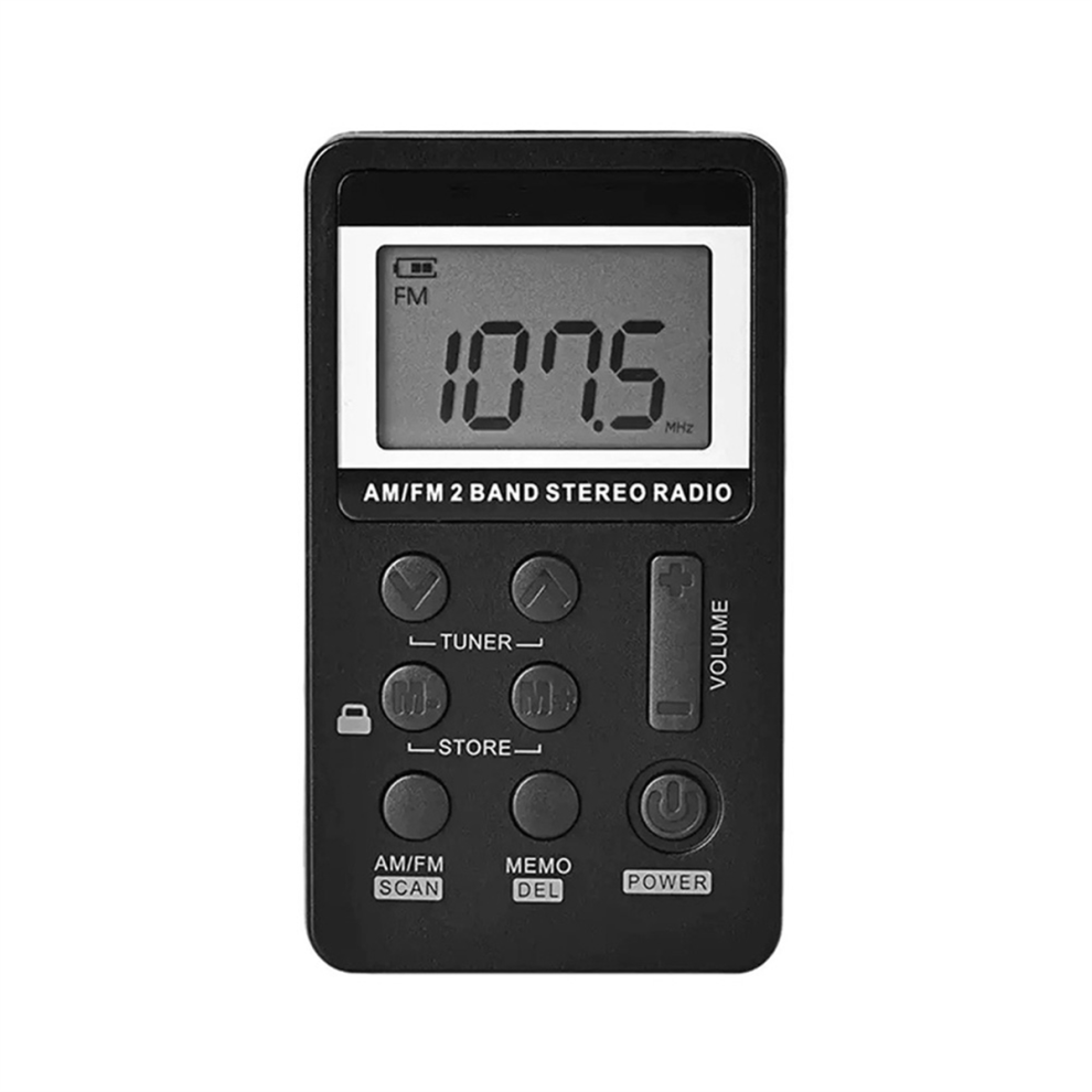 Mini Radio Am/Fm Receiver With Lcd Battery A 4711585179420