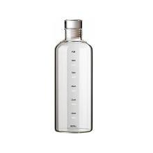 500/750/1000ml Glass Sport Water Bottle
