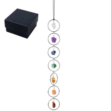 Crystal Seven Chakra Pendant