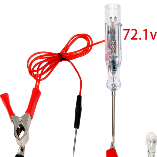 Auto Circuit Tester with Voltmeter Dual Color Polarity Indicate 1