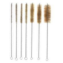 7pcs Brass Tube Brushes Wire Tube Brushes,Long Wire Cleanling Brushes