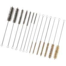 14pcs Stainless Steel Brass Wire Tube Brushes Set