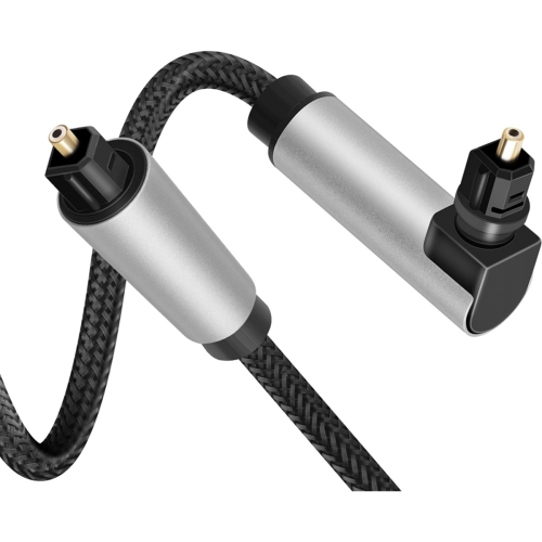 90 Degree Optical Audio Cable, Right Angle Toslink Cable 2