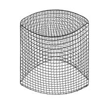 Round Bale Hay Net for Horses, Knotless Nylon Slow Feeder, 6x6 Ft