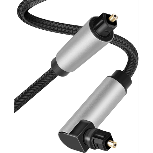 90 Degree Optical Audio Cable, Right Angle Toslink Cable 1