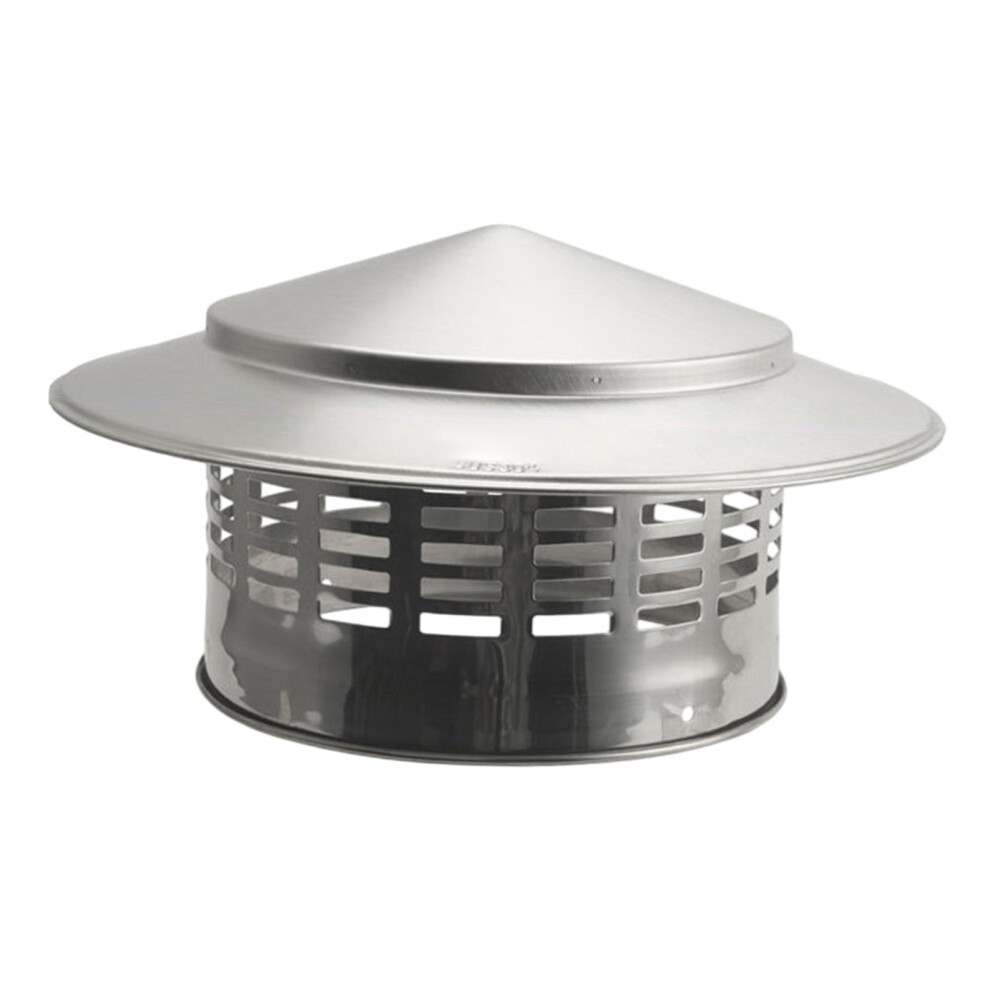 (Inner Dia 160mm) Cap Ducting Pipe Outdoor Easy ll Flue Cap Fireplace Chimney Cap-image-OPC-PJVKDFS-NEW