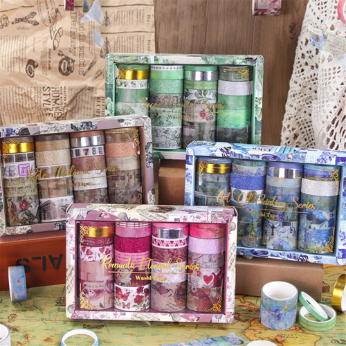 24 Rolls Retro Washi Tapes 1