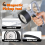Magnetic Pickup Tool,Stainless Steel Lifting Magnet Sweeper,2Pcs 2