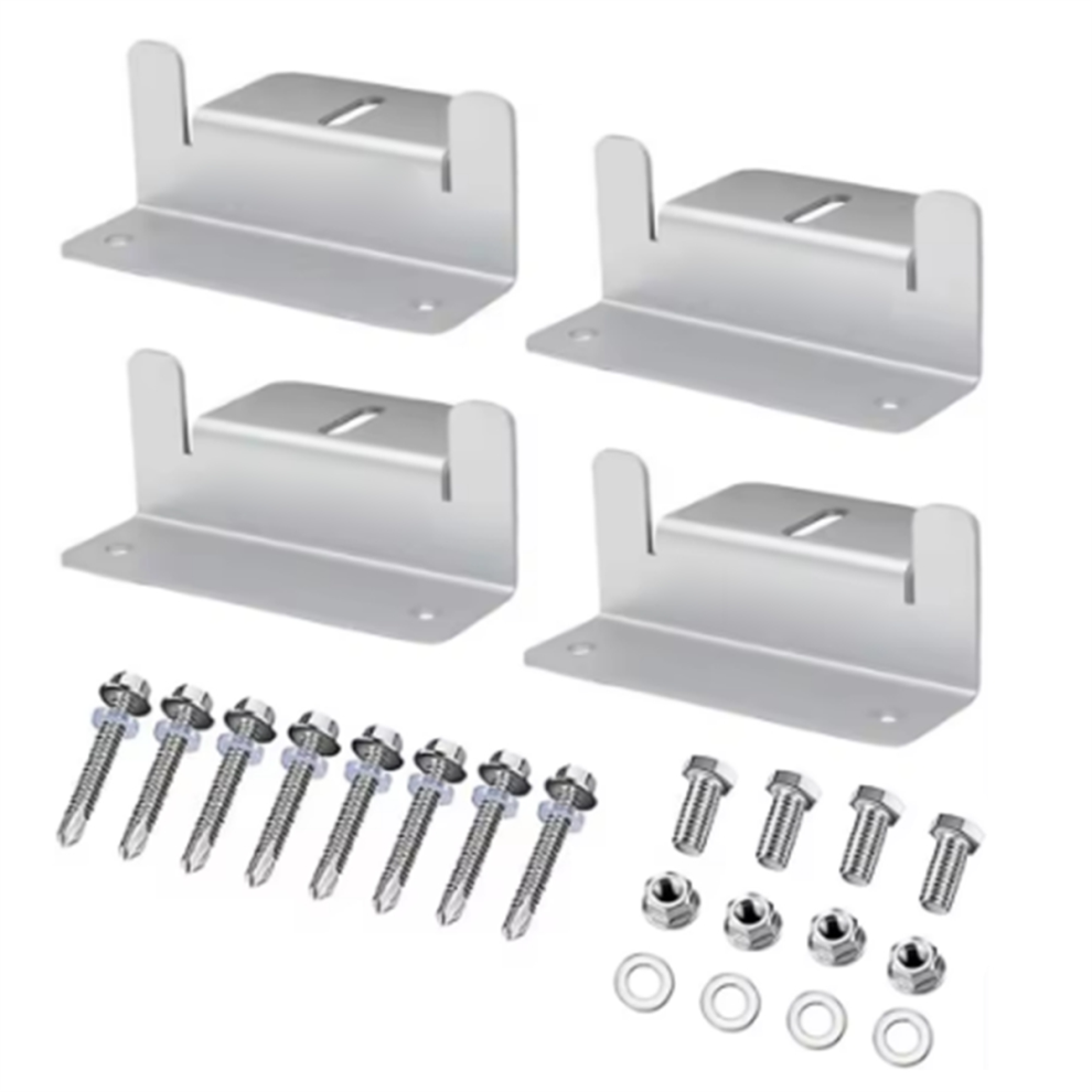 4 Set Solar Panel Mounting Bracket Kits Pv Panel Roof Solar Panel 4711585181102