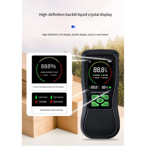 Non-Destructive Wood Moisture Meter Floor Wall Moisture Detector 1