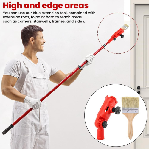 Multi-Angle Paint Brush Extender for Painting Roller,Paint Edger Tool 2
