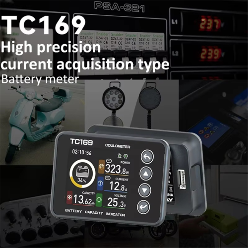 High Precision Coulombmeter DC6-60V Lithium Battery Capacity Tester 2