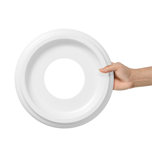 Molded Nylon Ceiling Medallion for Light Fixtures and Ceiling Fans 1