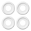 Molded Nylon Ceiling Medallion for Light Fixtures and Ceiling Fans 1