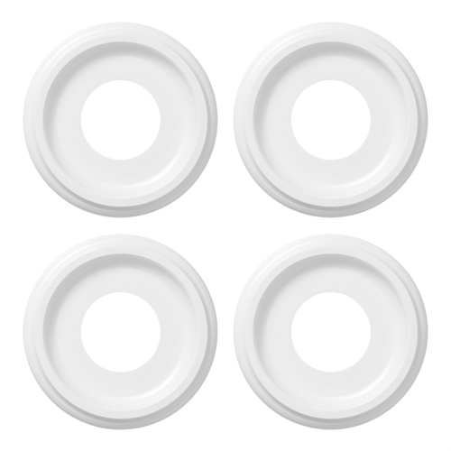 Molded Nylon Ceiling Medallion for Light Fixtures and Ceiling Fans