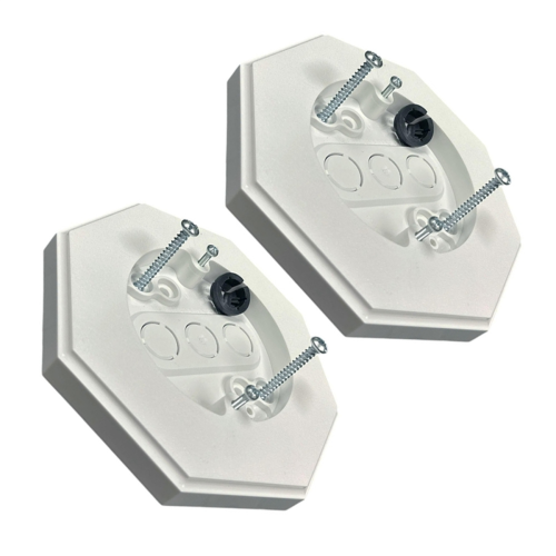2pcs 8161 Outdoor Vertical Siding Light Mounting Block Bracket 2