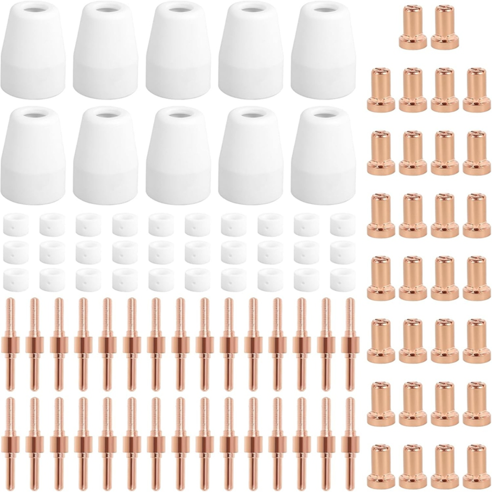 100Pcs Pt-31 Plasma Cutter Tips Fits Cut-45 Cut-50 Ct-312 Mig205mp 4711585132203